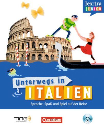 Franziska Pannhorst - Lextra junior - Italienisch - Unterwegs in Italien: Selbstlernbuch mit Hör-CD: Sprach-/Reiseführer für Kinder - TING-fähig: Unterwegs in Italien. Sprach-/Reiseführer für Kinder - Preis vom 09.10.2026 07:28:09 h