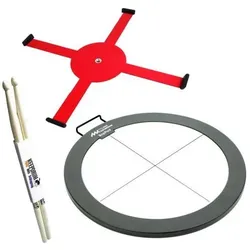 Keith McMillen Bop Pad Rot mit Mount und Drumsticks