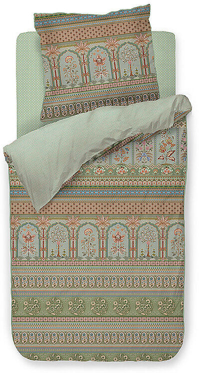 PIP STUDIO Perkal Bettwäsche BOLLYWOOD DREAMS 70x90cm/140x200cm Green dunkelgrün EG