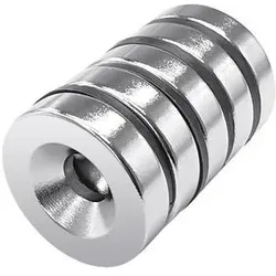 RS PRO, Magnet, Neodym Magnet, 6mm x 5mm, L. 20mm