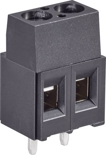 TE Connectivity 796949-2 Schraubklemmblock 3mm² Polzahl 2 Schwarz