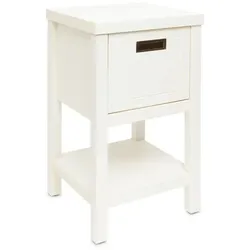 Naturel Country Badezimmerschrank niedrig 40x72,5x40 cm weiß COUNTRYN40ZBI