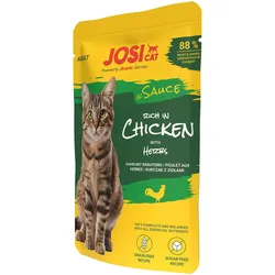 JosiCat rich in Chicken in Sauce | 28x 85g Katzenfutter