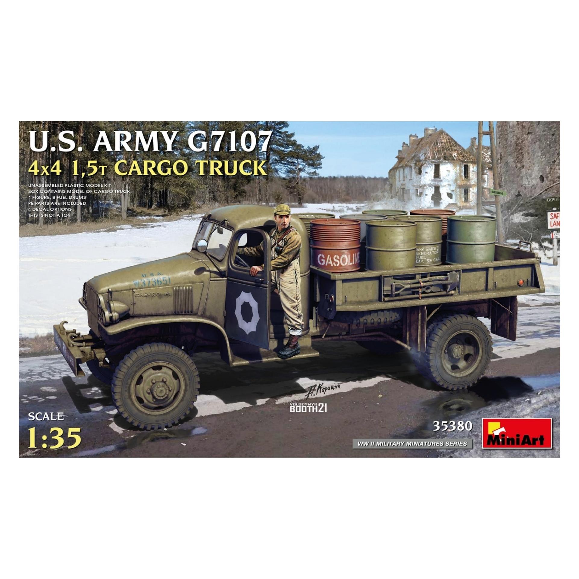 Mini art U.S. ARMY G7107 4X4 1,5t CARGO TRUCK (35380)