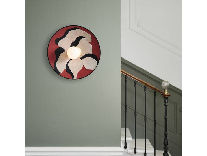 Sonia Laudet Applique murale Ø 40 cm massala - MARKET SET - Salon / séjour - Design - Tissu / textile - Rond