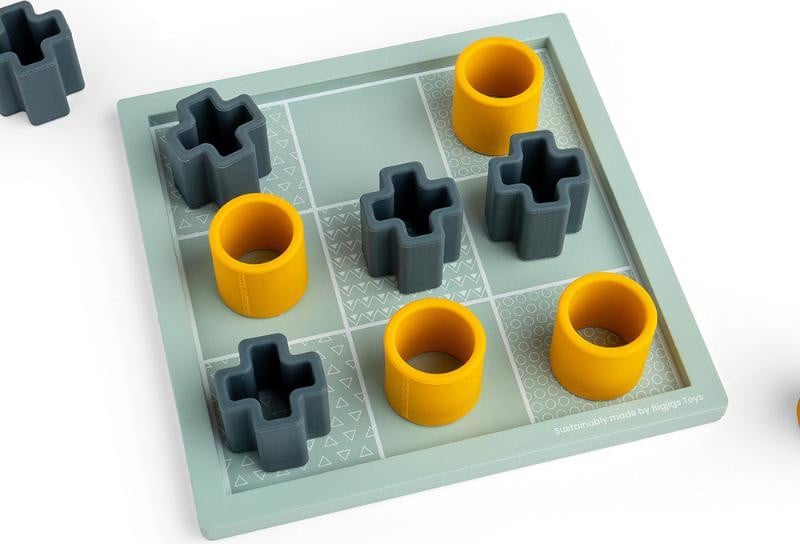 Bigjigs houten Tic-Tac-Toe spel voor kinderen