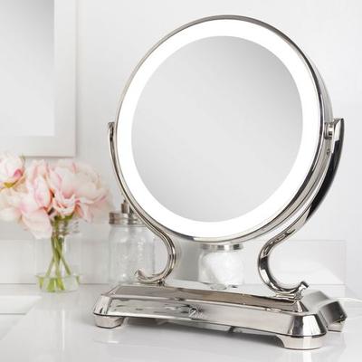 Zadro Inc Glamour LED Lighted Vanity Mirror Nickel , Nickel