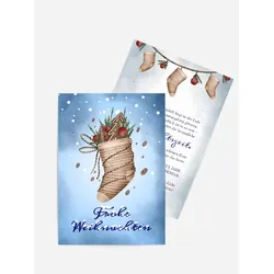 Weihnachtskarten selbst gestalten mit Spruch und Fotos im Onlinedesigner bei Meine-Kartenmanufaktur.de