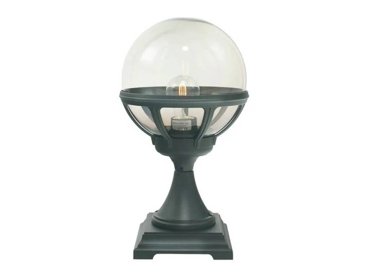 Bologna Borne de Jardin Petit Clair/Noir - Norlys - Aluminium