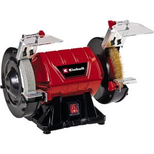 Einhell Doppelschleifmaschine TC-BG 150 B, 350 W, Grob- und Feinschleifstein 150 mm Ø, mit Bürste