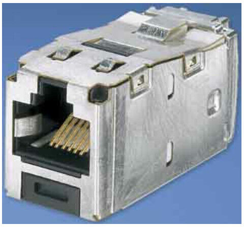 Panduit Mini-Jack prise Cat6 RJ45 8(8) blindée CJS688TGY (CJS688TGY)