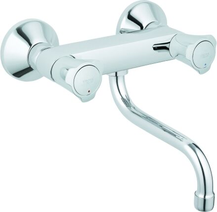 Grohe Costa évier 2 poignées match0 Costa chrome, bec pivotant