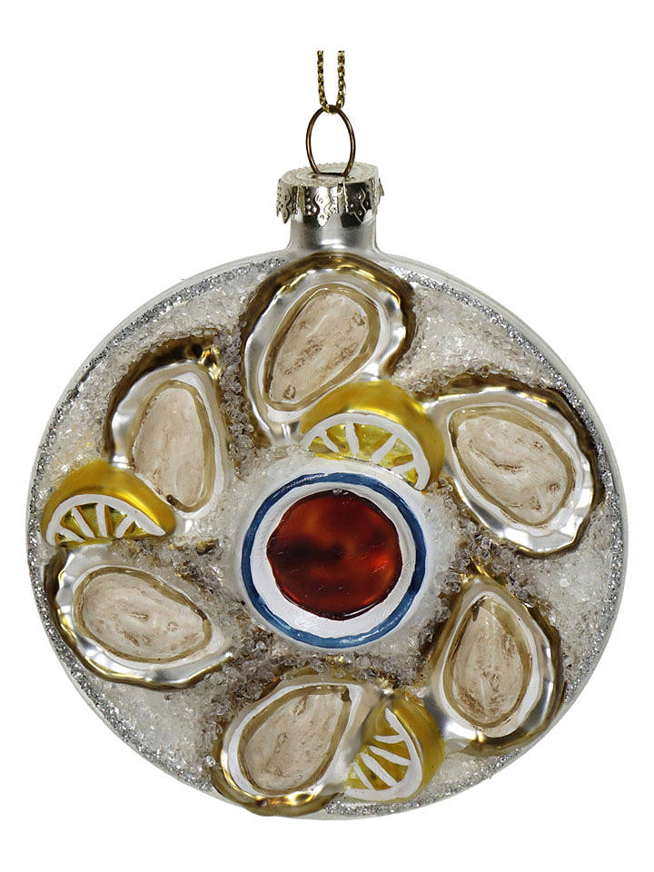 Kersten Baumschmuck "Oyster" in Creme/ Gold - (H)10,2 cm - onesize