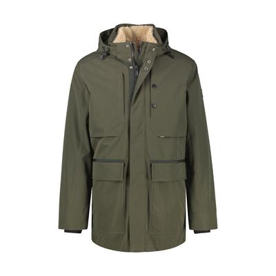 Parka LERROS "Jacke im Parka-Stil, wind- und wasserabweisend, große Größen", Herren, Gr. 5XL, original olive, Jacken Parka