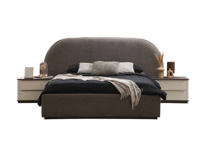 Villa Möbel Boxspringbett Sorelia (Bett, 1 Bett), Bett mit Bettkasten und Kopfteil für mehr Stauraum