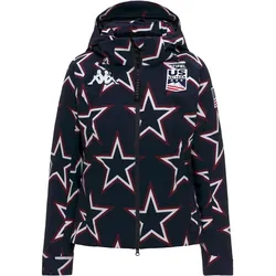 Kappa, Damen, Skijacke, Damen Skijacke USA 810G (M), Schwarz, Weiss, Blau