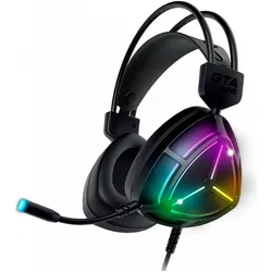 Advance Casque Gamer filaire GTA 240 RGB (Noir) (Kabelgebunden), Gaming Headset, Schwarz