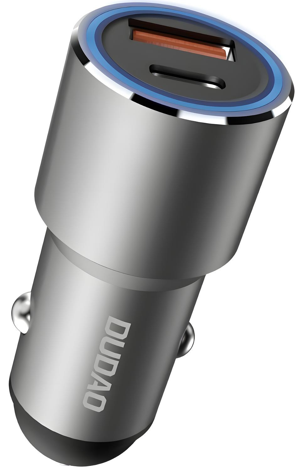 Dudao R4PQ Autolader 22,5W voor auto, grijs