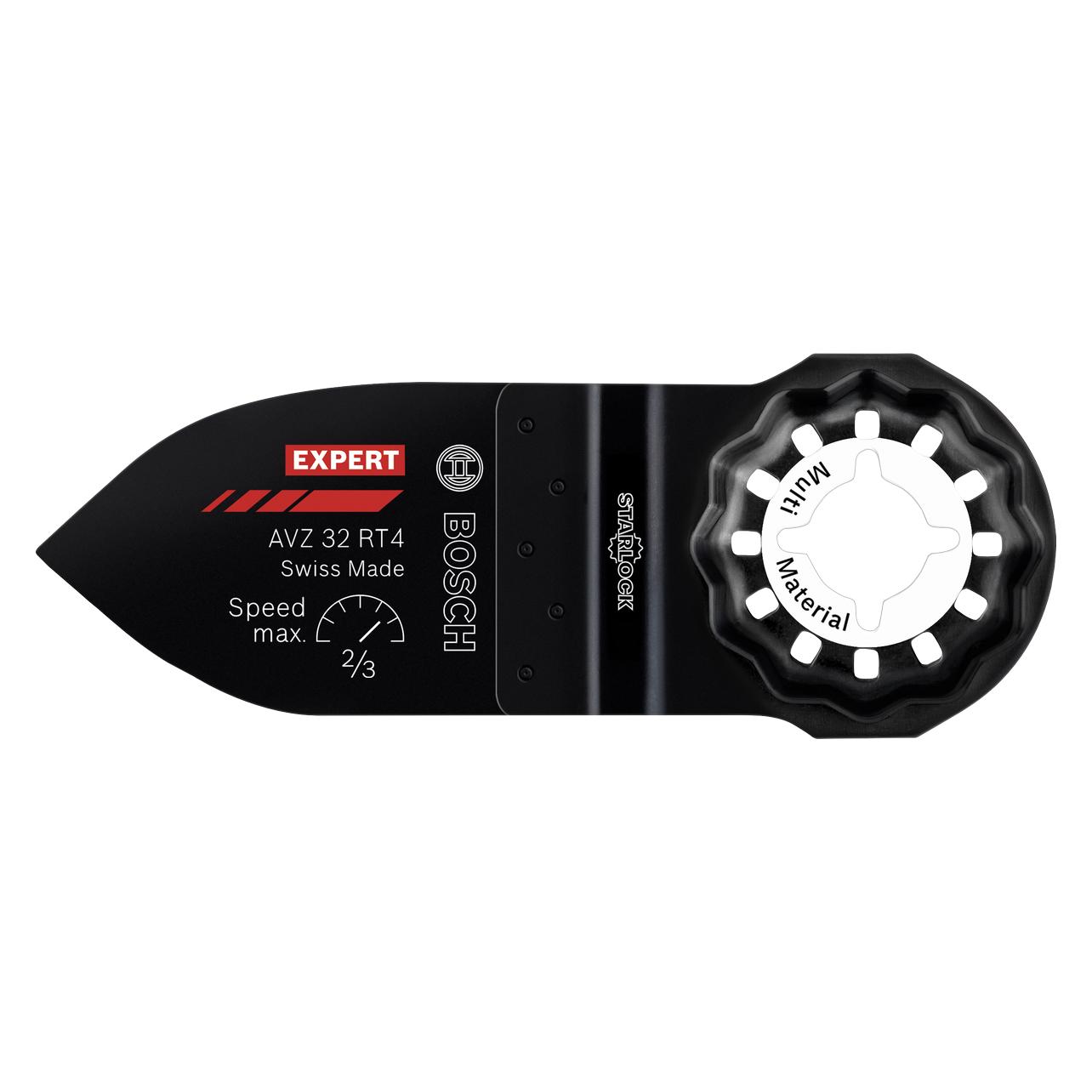Bosch Professional Zubehör EXPERT AVZ 32 RT4 Schleiffinger für Multifunktionswerkzeuge (2608902066)