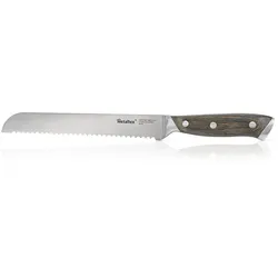 Metaltex Brotmesser HERITAGE Line mit Holzgriff und Vollerlklinge 20 cm