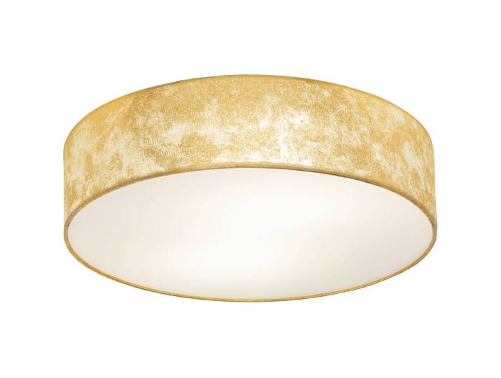 Eglo Deckenlampe Viserbella Champagner Stahl B 38 cm