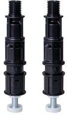 Bette BetteAir Unterstützungsfuß-Set B57-0406 2 Stück, höhenverstellbar, mit Epoxid-Klebstoff 24ml