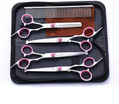Inspire Essentials PrecisionPaw 5 Piece Professional Pet Grooming Scissors Set d