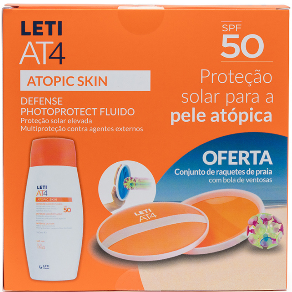 Leti at4 Atopic Skin Defense Fluid Lotion SPF50 SPF50+