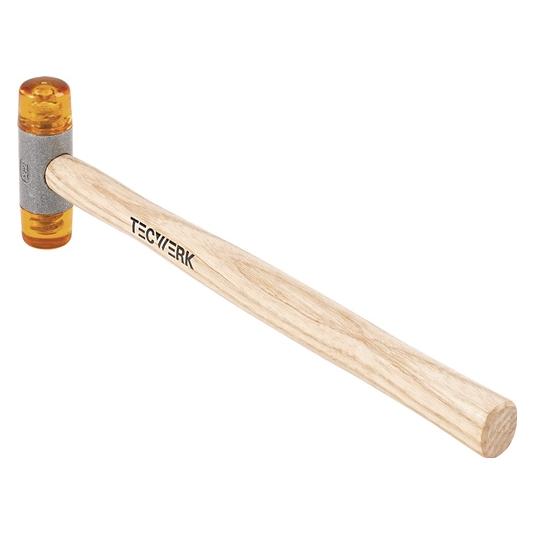Tecwerk Plastikhammer Kopf-Ø 22 mm Kopflänge 78 mm Celluloseacetat Holz (140 g) (2000811530)