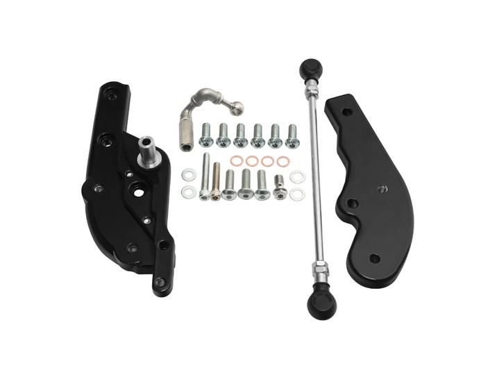 Kit de commande avant pour Harley, couleur arc-en-ciel noir, pour installation FXeria/FXBRS dehors foetal de FLSB Fat Bob FXFB/FXFBS 2018-2024 2021 2019