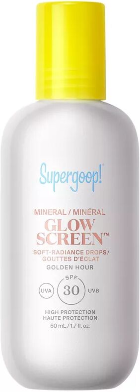 Supergoop - Glowscreen - Sonnenschutzmittel LSF 30 PA+++ mit Hyaluronsäure + Niacinamid, 50 ml, Golden hour