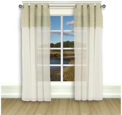 Ricardo Geneva Elegant Sheer Grommet Curtain Panel