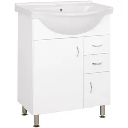 Keramia Pro Waschtisch mit Unterschrank 65,8x51,4 cm weiß PRO65DV