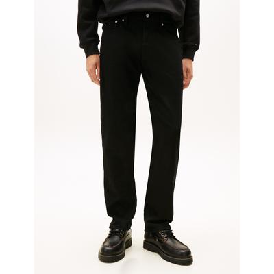 Slim-fit-Jeans TOMMY JEANS "Ryan", Herren, Gr. 31, Länge 34, schwarz denim, Denim/Jeans, Obermaterial: 99% Baumwolle, 1% Elasthan, straight fit, Jeans Slim-fit-Jeans, Slim Straight