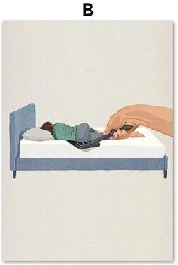 Uplift Essentials Laundry Aesthetic Canvas High Definition Domestic Architectural Sculpture style B 23.6 X 31.5 In