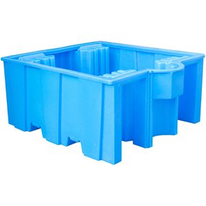 BAUER Auffangwanne WP 1/11, aus Polyethylen, 159 x 145,5cm, unterfahrbar, 1000 Liter