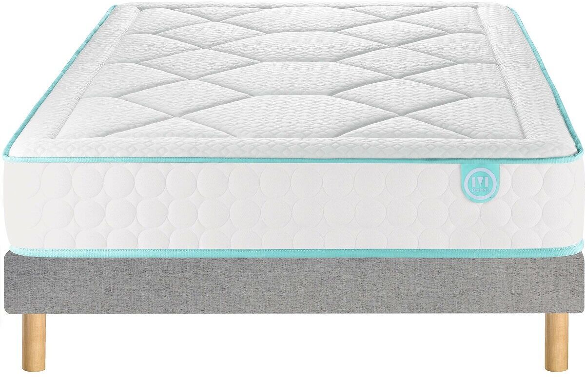 MERINOS Ens matelas ressorts + sommier, LE TOUT MOELLEUX