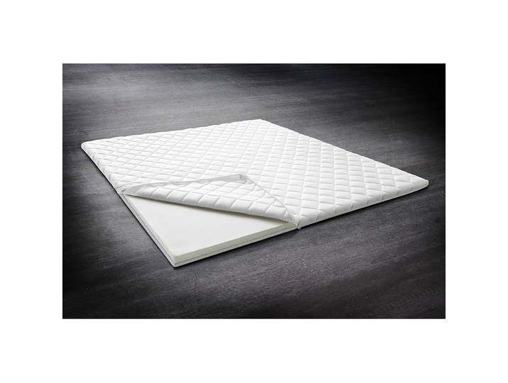 Komfortschaum-Topper 100 x 200cm Bezug: Webstoff Kern: Komfortschaum Weiß