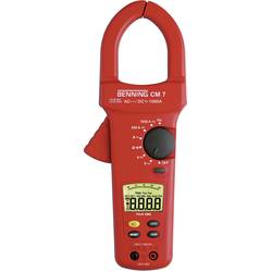 Benning CM 7 Stromzange, Hand-Multimeter kalibriert (ISO) digital ISO kalibriert, mit Bildschirmhintergrundbeleuchtung, Momentanwertspeicher, Durchgangsprüfung 044059-ISO
