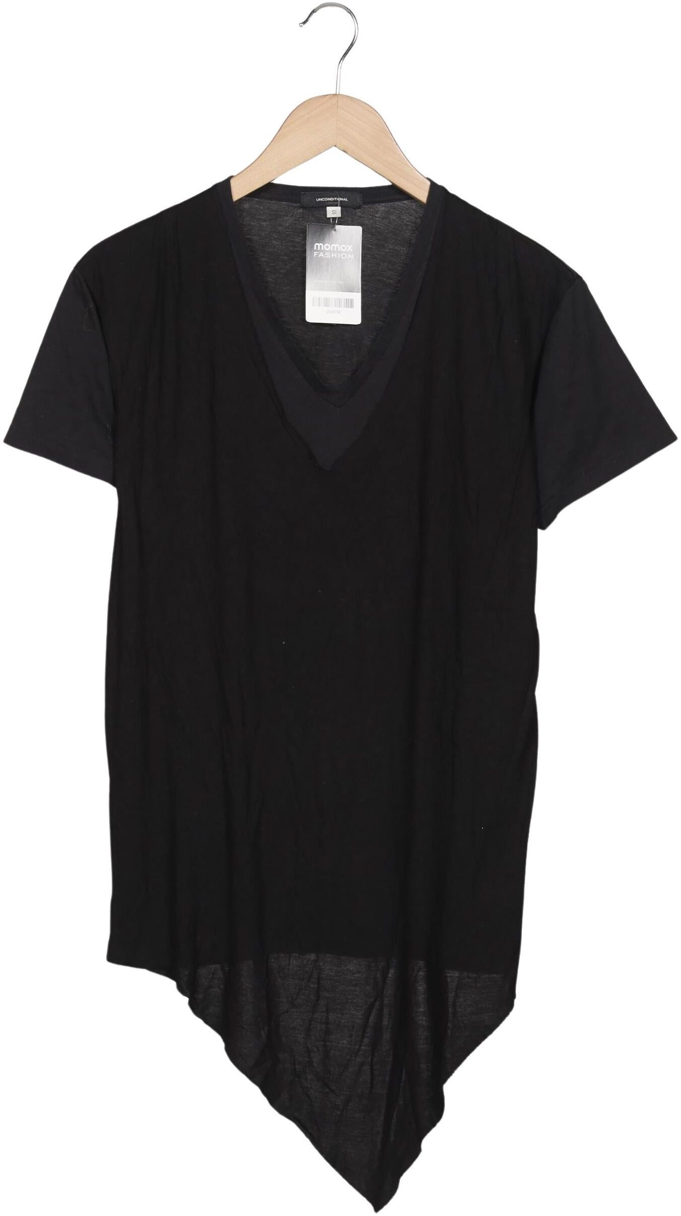 Unconditional Herren T-Shirt, Schwarz, Gr. S, Baumwolle / Viskose - Second Hand