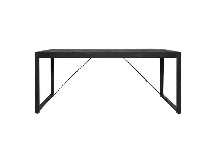 Table à manger en bois noir 200 cm