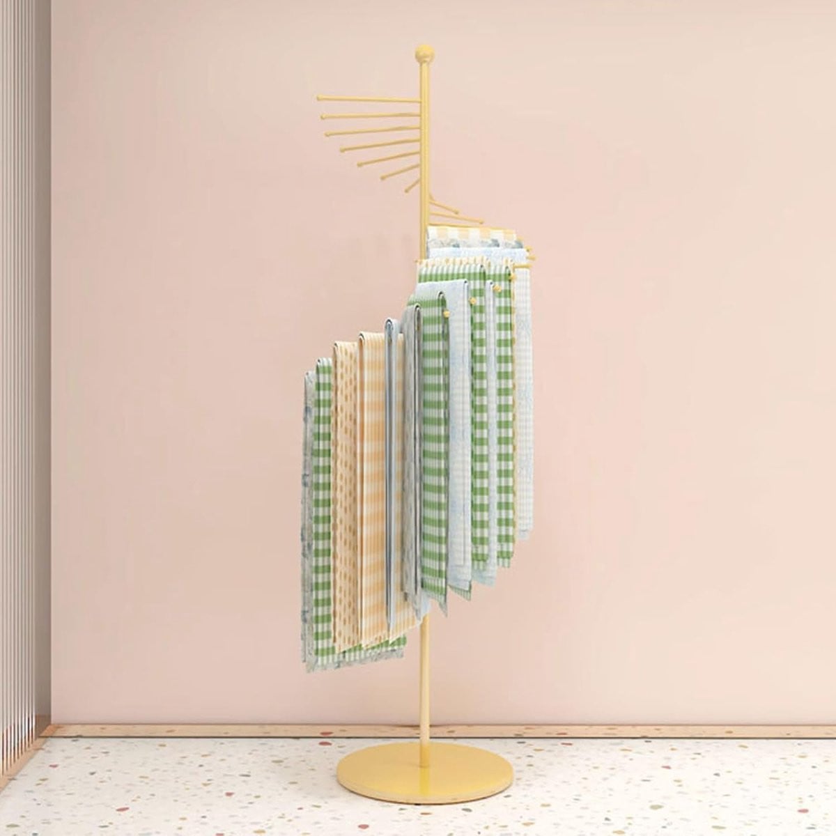 Displayrek Sjaals Accessoirehouder Goud - 150 cm Hoog