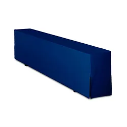 TexDeko Bierbankhusse für Bierzeltgarnitur 220cm Premium blickdicht waschbar Festzeltgarnitur (nur Bank) Blau