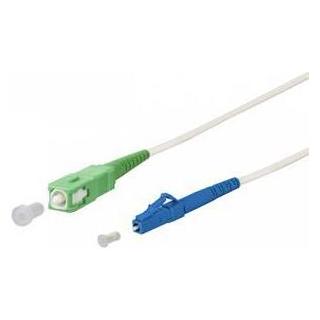 OEM SC/APC - LC/UPC simplex arm.bílý B3 LSZH (34323906)
