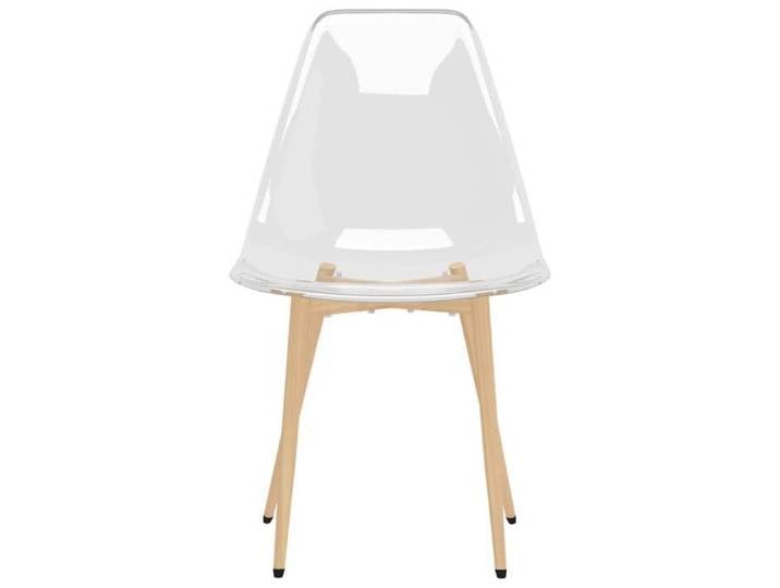 Chaises cuisine(6 pcs) - Transparent - Chaises à manger - 6 personnes - Transparent PET 46x52x84 cm F2901