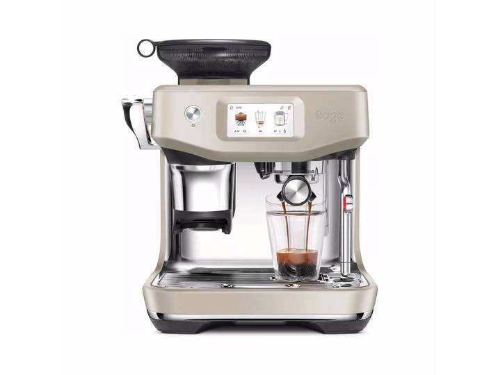 Sage the Barista Touch Impress™ Cold Almond Nougat Espressomaschine – Siebträgermaschine/Espressomaschine – braun