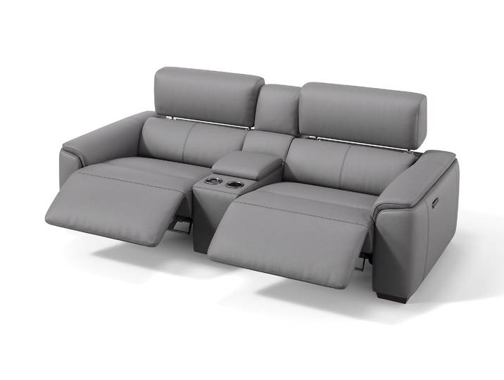 Leder Heimkinosessel CALVERA 2er Sofa Kinosofa Kinocouch