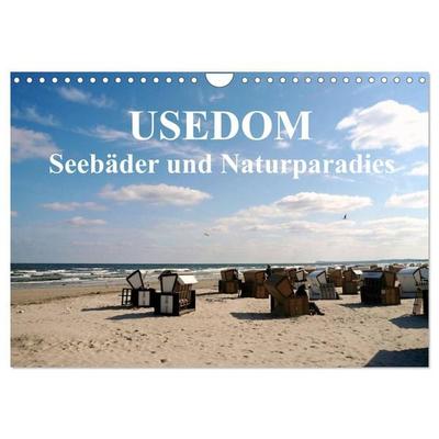 USEDOM - Seebäder und Naturparadies (Wandkalender 2026 DIN A4 quer), CALVENDO Monatskalender