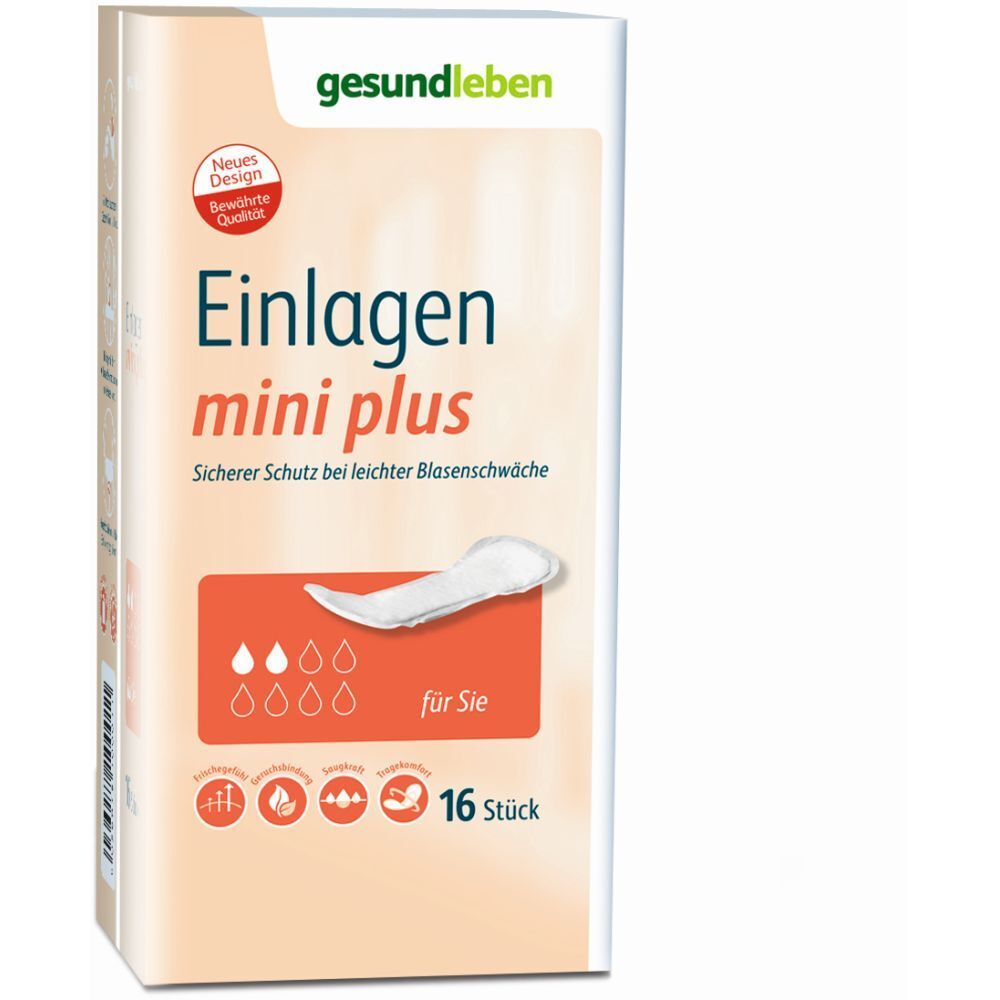 Gesund Leben Einlagen mini plus 20 St Inkontinenzeinlage