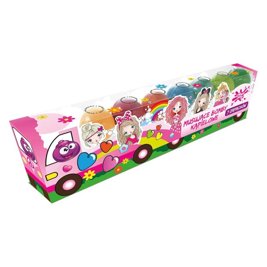 Chlapu Chlap Musujące bomby do kąpieli party truck 1op.-7szt (Badekugeln) (44152327)